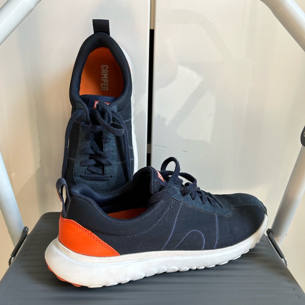 Camper sneakers navy & orange